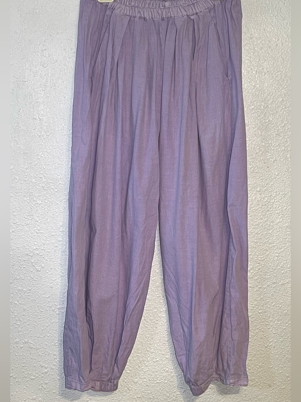 Free people parachute Soft Lavender Casual Elastic-Hem Pants size small